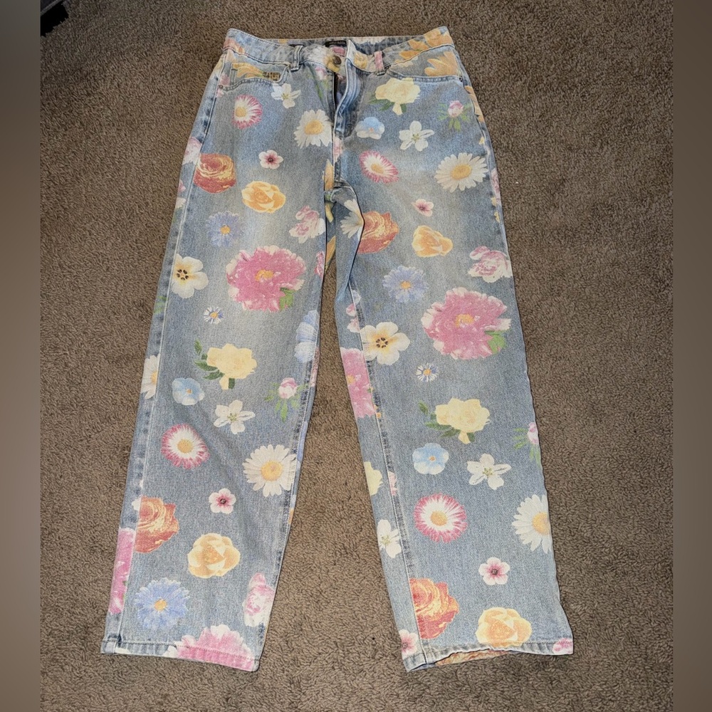 Floral Jeans